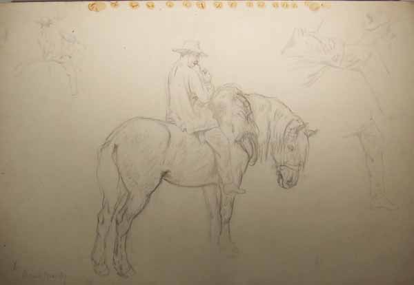 Studies of a Man on Horseback